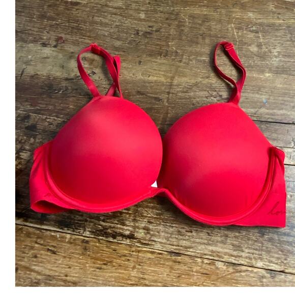 Pink Everywhere Super‎ Push-up size 32D - Picture 1 of 4